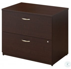 Series C Mocha Cherry 36 Inch 2-Drawer Lateral File