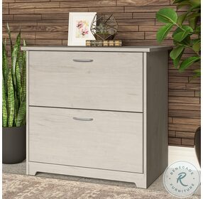 Cabot Linen White Oak 2 Drawer Lateral File Cabinet