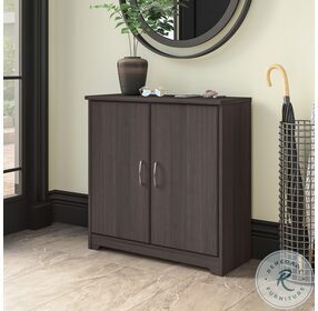 Cabot Heather Gray Small Entryway Cabinet with Doors