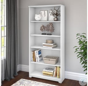 Cabot White Shelf Bookcase