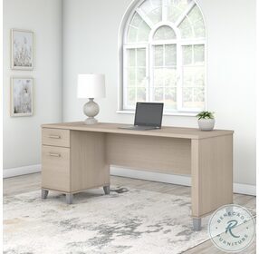 Somerset Sand Oak 72" Office Desk