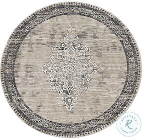Westerly Sand And Charcoal Ria Round Rug