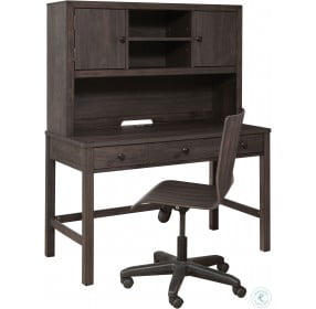 Granite Falls Espresso Brown Adjustable Swivel Desk Chair