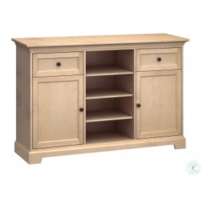 Beige 2 Drawer Tall Console