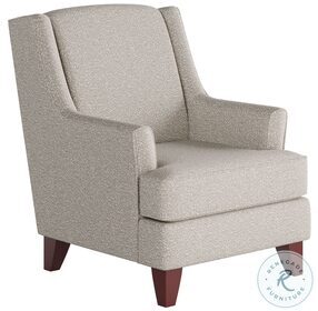 Davis Taupe Fog Wing Back Accent Chair