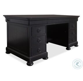 Work Your Way Black Paint With Touches Of Warm Brown Bristowe Junior Home Office Set