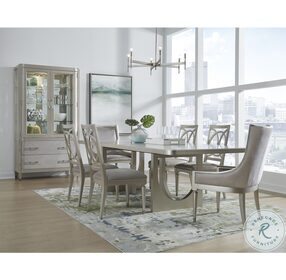 Zoey Silver Extendable Dining Table