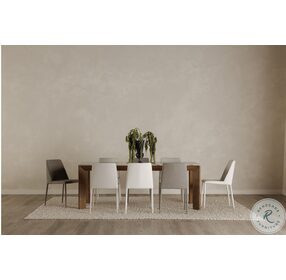 Nora Light Gray Dining Chair Set Of 2
