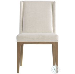 Modulum White Upholstered Side Chair