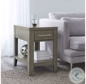 Essex Dove Gray Chairside Table