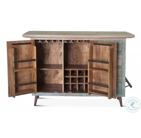 Cordoba Vintage Reclaimed Teak Bar Cabinet
