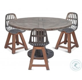 Sterling Natural Patina 54" Round Dining Table