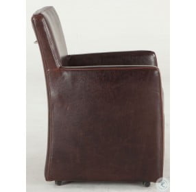 Paddy Distressed Tobacco Leather Dining Chair