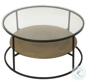 Callie Beige And Black Coffee Table