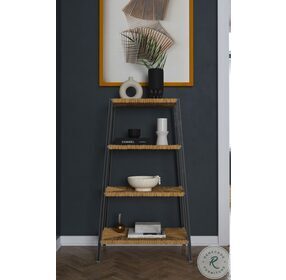Commerce And Market Black Bookcase