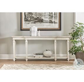 Traditions Soft White Console Table