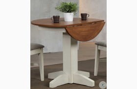 Choices Antique White 20" Extendable Dining Table