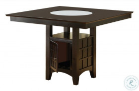 Clanton Cappuccino Counter Height Dining Table