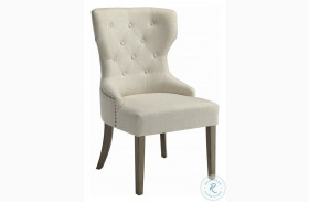 Florence Beige Upholstered Side Chair