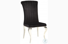 Carone Black Side Chair Set of 4