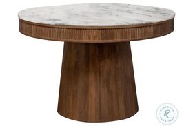 Ortega White And Natural Dining Table