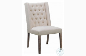 Bexley Beige Upholstered Dining Chair Set of 2
