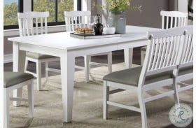 Bianca White Leg Extendable Dining Table