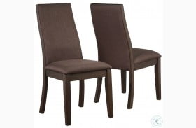 Spring Creek Rich Cocoa Brown Dining Chair Set of 2