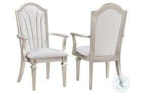 Evangeline Ivory Arm Chair Set Of 2