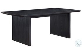 Brookmead Black Rectangular Extendable Dining Table