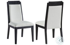 Brookmead Ivory Upholstered Dining Side Chair Set of 2