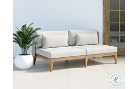 Ibiza Stinson White Outdoor Sofa