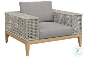 Salerno Palazzo Taupe Outdoor Arm Chair