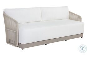 Allariz White Stinson Outdoor Sofa