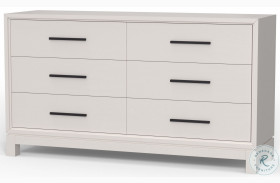 Nova Chalk White 6 Drawer Dresser