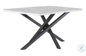 Paulita White and Grey Dining Table