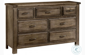 Maple Road Maple Syrup 7 Drawer Dresser
