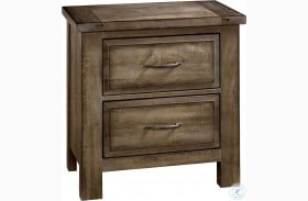 Maple Road Maple Syrup 2 Drawer Nightstand