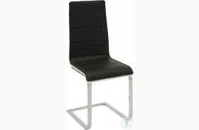120948 Black and White Side Chair Set of 4