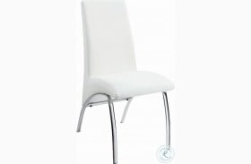 121572 White Dining Chair Set of 2