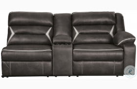 Kincord Midnight RAF Power Reclining Sofa With Console