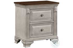 Marquette Brown And Gray Nightstand