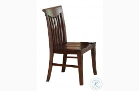 Gettysburg Distressed Dark Oak Side Chair Set of 2