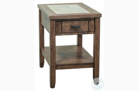 Mesa Valley Tobacco Finish Chair Side Table