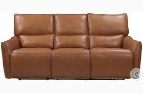 Portland Leather Dual Power Reclining Sofa
