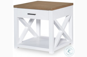 Franklin White End Table