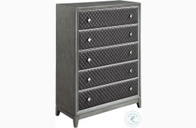 West End Wire Brushed Gray Chest