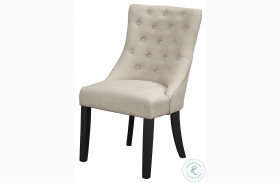 Prairie Cream Linen Upholstered Side Chair Set Of 2