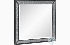 Salon Pearl Black Metallic Mirror