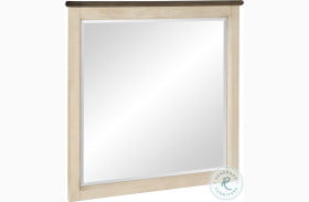 Weaver Antique White And Rosy Brown Mirror